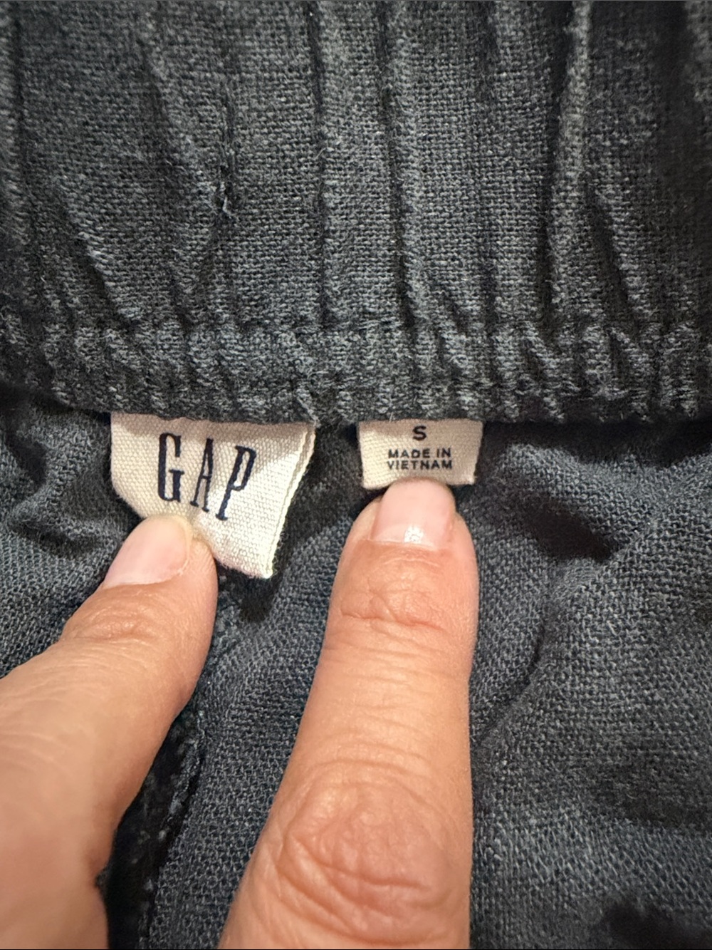 GAPDrawstring Wide-Leg Pants - Picture 2 of 6